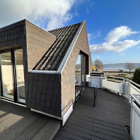 Beach House II - Penthousewohnung In Bestlage Mit Sonniger Dachterrasse Und Top Meerblick Harrislee Εξωτερικό φωτογραφία