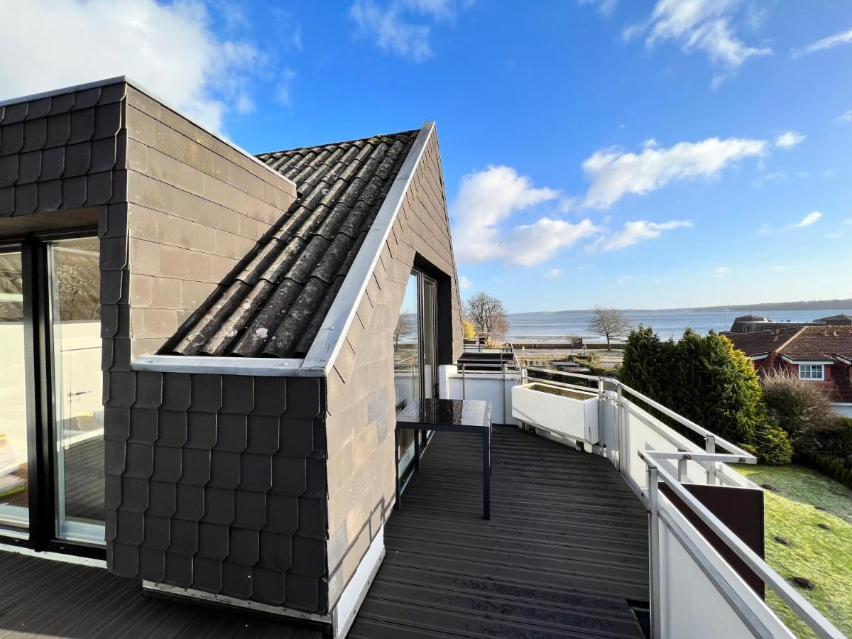 Beach House II - Penthousewohnung In Bestlage Mit Sonniger Dachterrasse Und Top Meerblick Harrislee Εξωτερικό φωτογραφία